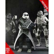 (PREVENTA) Universal Monsters TMNT - Teenage Mutant Turtles Black & White Action